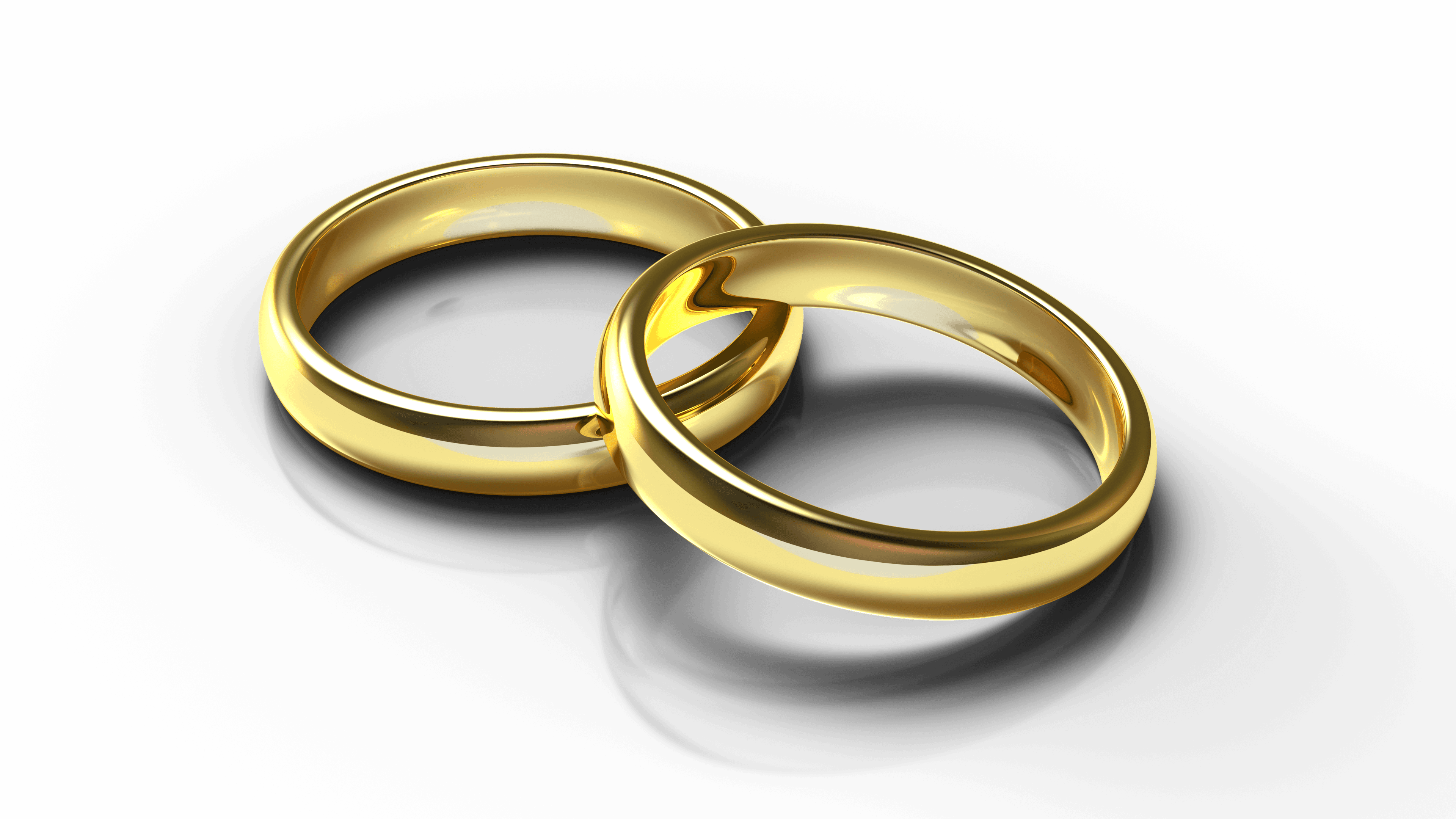 Decorative wedding rings